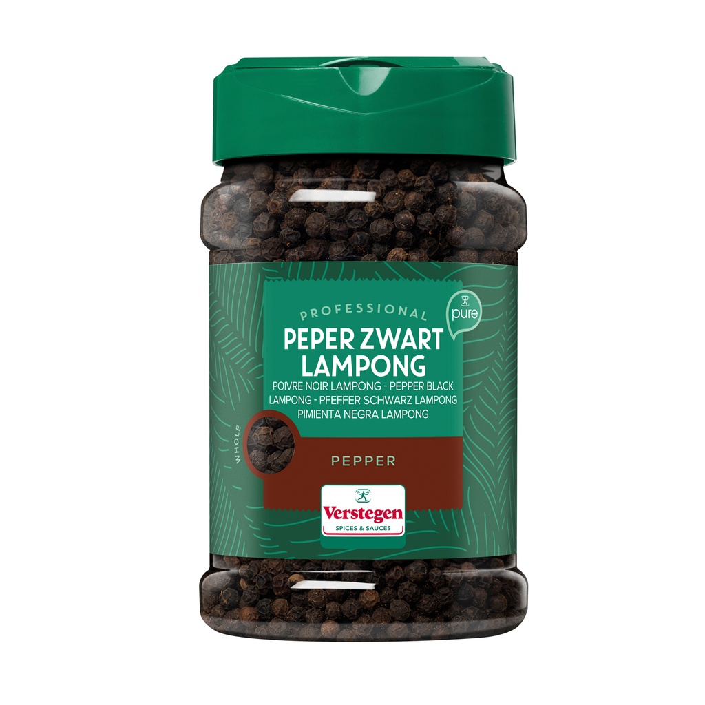 Peper Bolletjes Heel Zwart Verstegen Pot 580 gr
