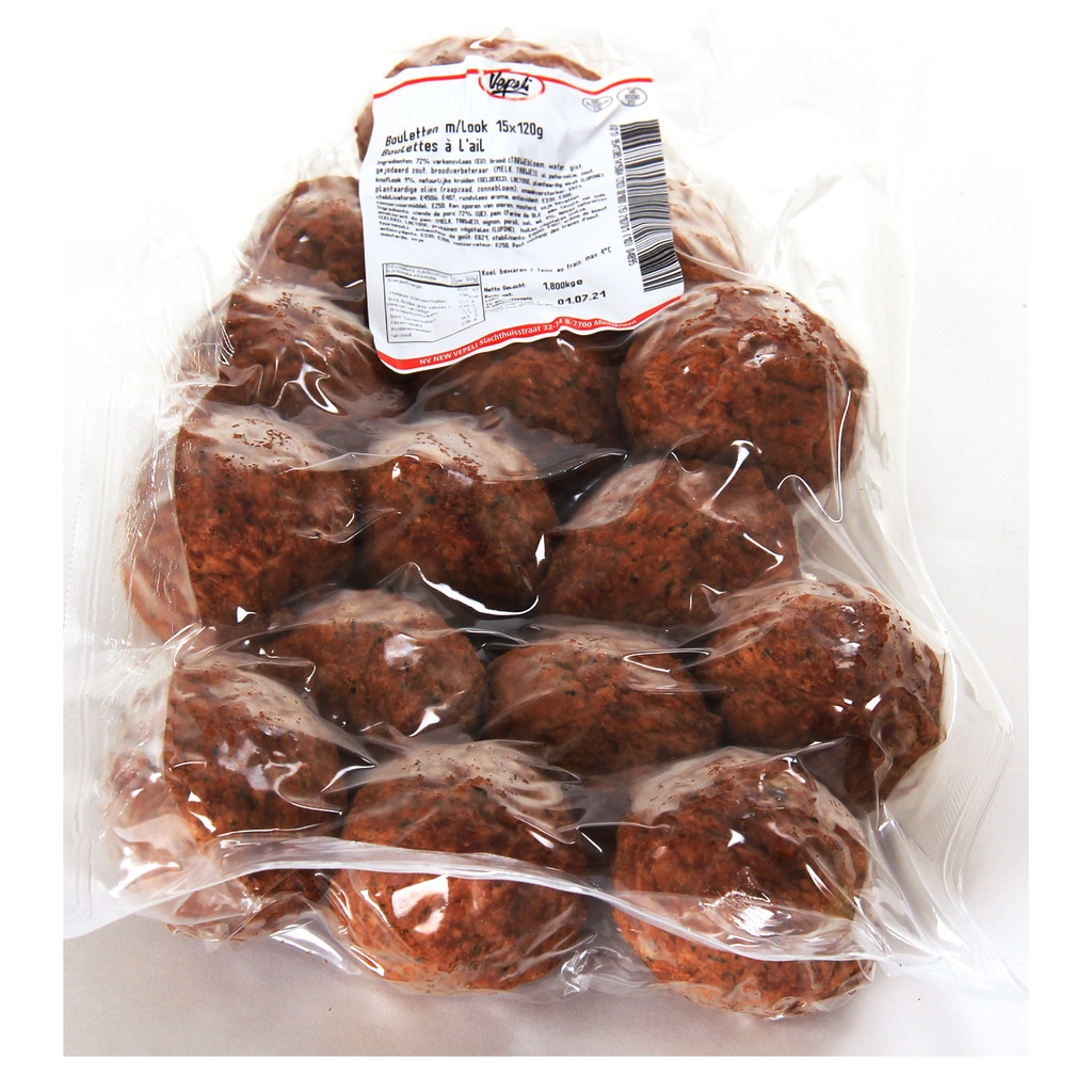 Boulet Met Look Vepeli 15 x 120 gr