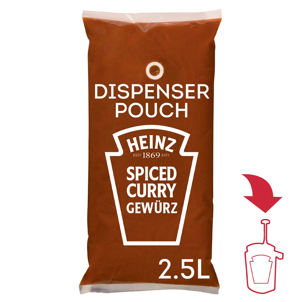 Curry Ketchup Heinz Bag 3 x 2,5 L