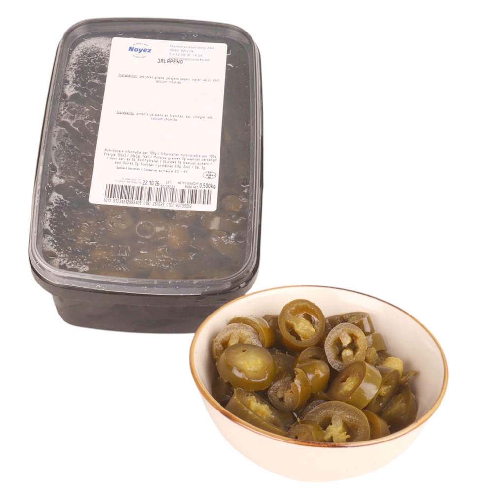 Piment Jalapenos Noyez 500 gr