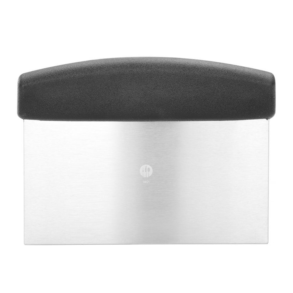 Deegsteker 150x110mm zwart PP greep 1st