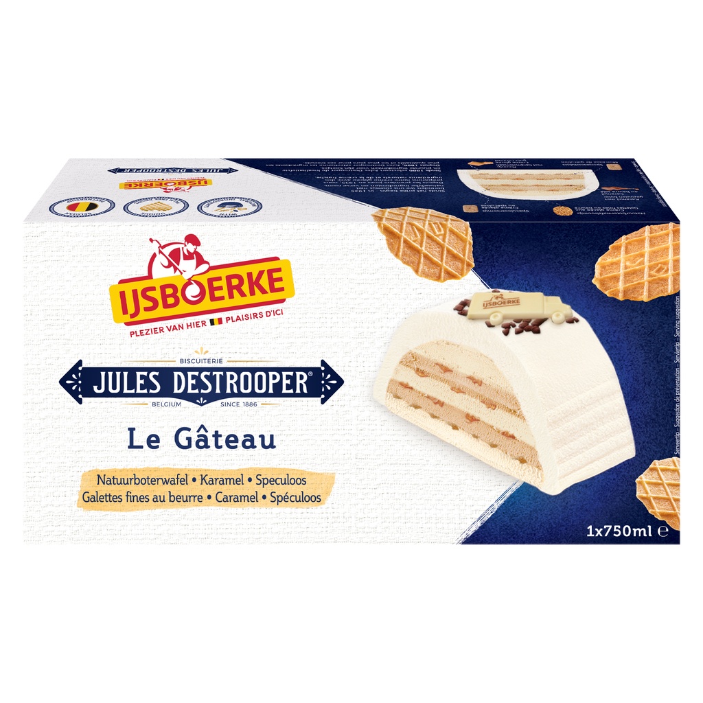 La Galette Jules De Strooper Ijsboerke 4 x 60 ml 