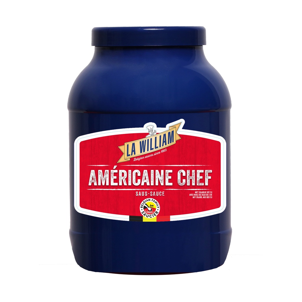 Americaanse Saus Chef La William Pet 3 L