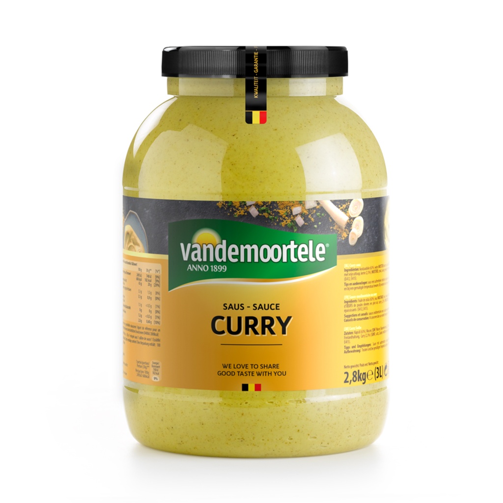 Curry Saus Vandemoortele Pet 3 L