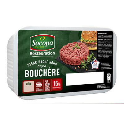 Steak Hachee "Façon Bouchère"  15% Socopa 40 x 150 gr