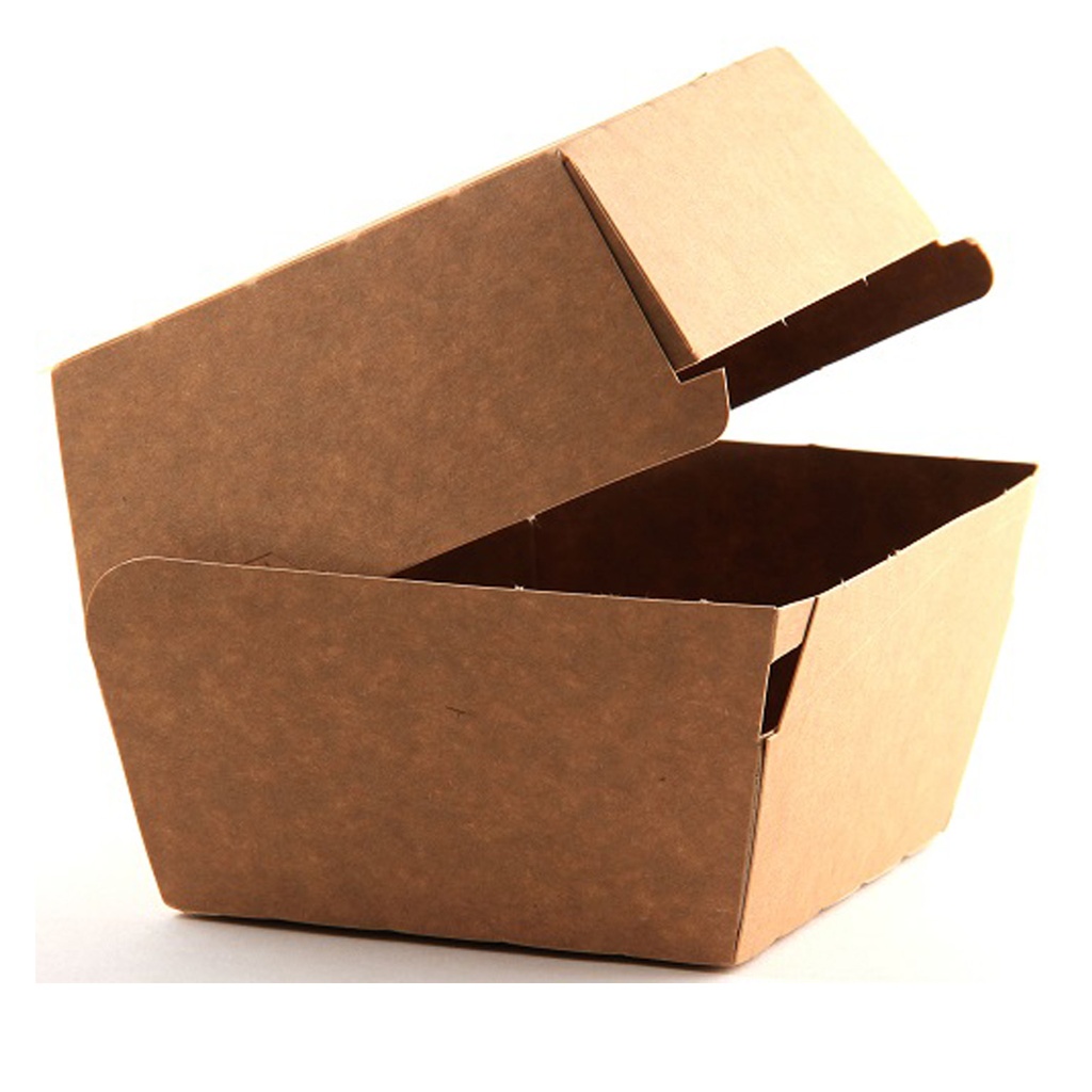 Hamburger Box Kraft Petit 91 x 91 x 76 mm 100 pcs