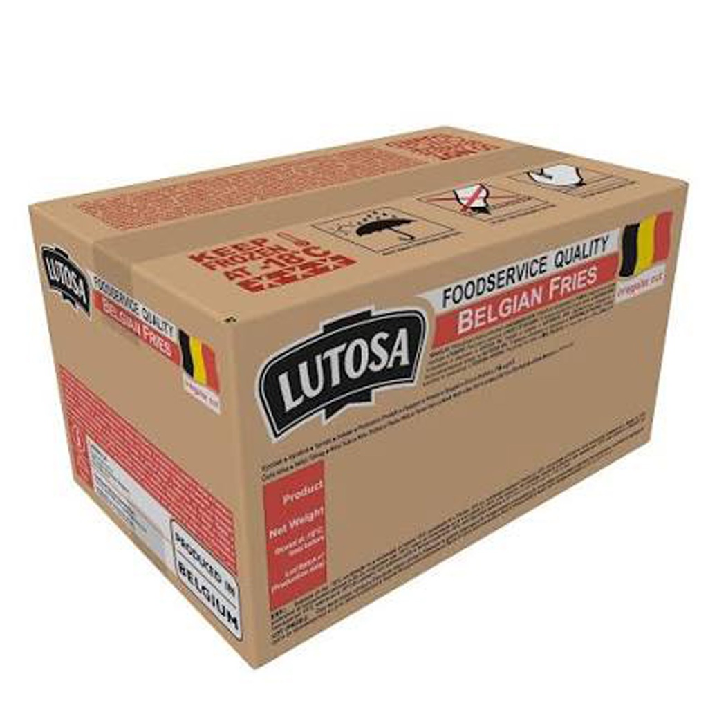 Frieten Belgische Foodservice Lutosa Freezer 4 x 2,5 kg