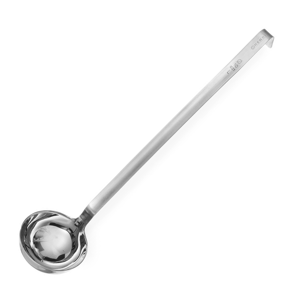 Opscheplepel Rvs 100 X 430Mm - 0.25L -Hendi - 540404