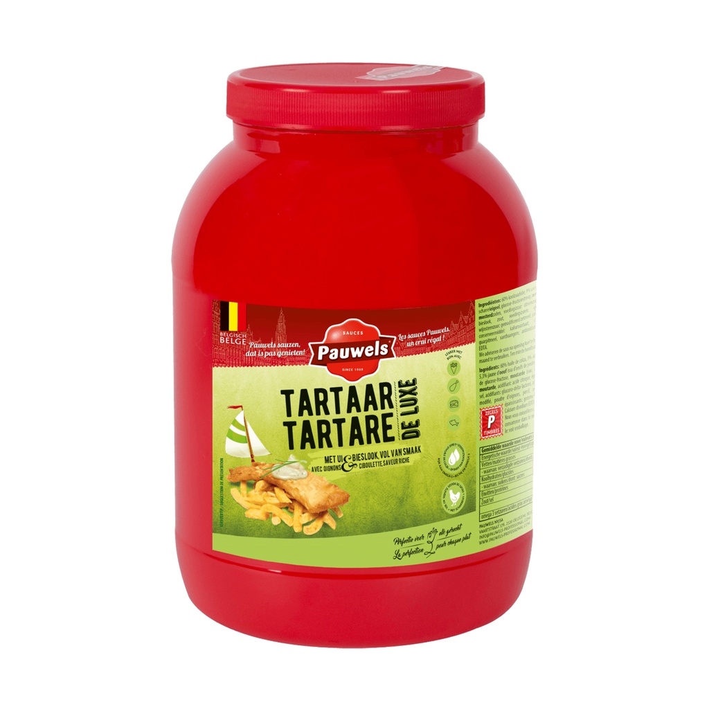 Tartare Sauce De Luxe Pauwels Pet 3 L
