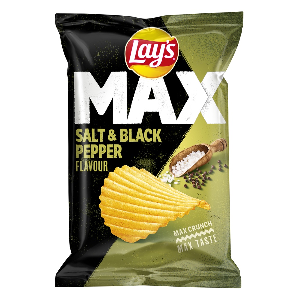 Chips Salt & Black Pepper Max Lays 20 x 40 gr