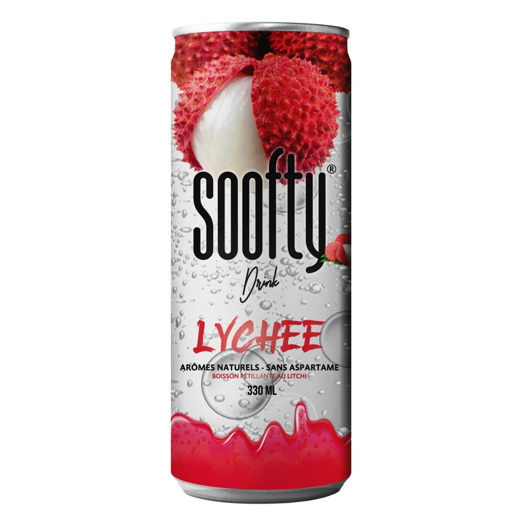 Soofty Litchi Blik 24x33cl