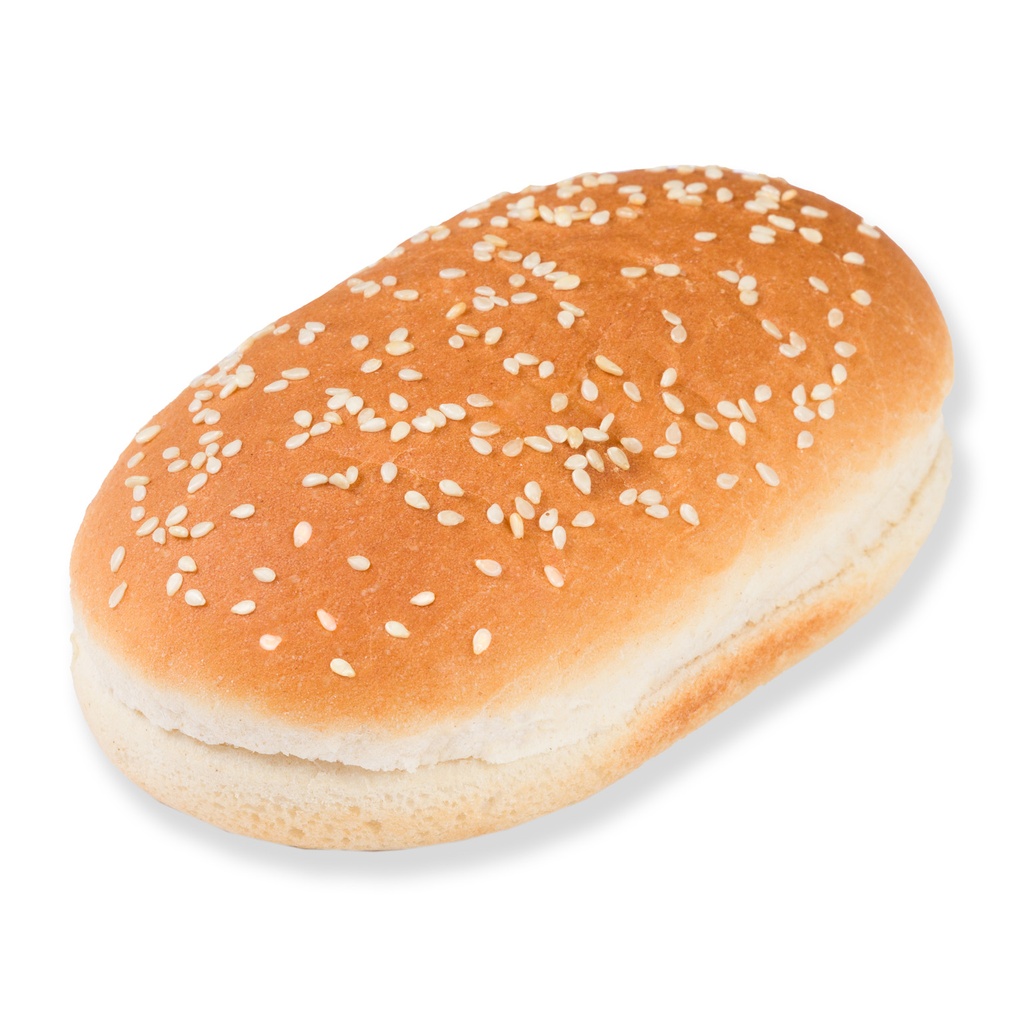 5385 Hamburger Bun Sesam Ovaal Pastridor 48x67gr