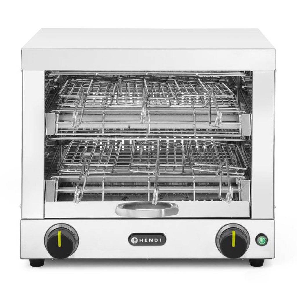 Tosti Apparaat + 6 klemmen Hendi - 262214