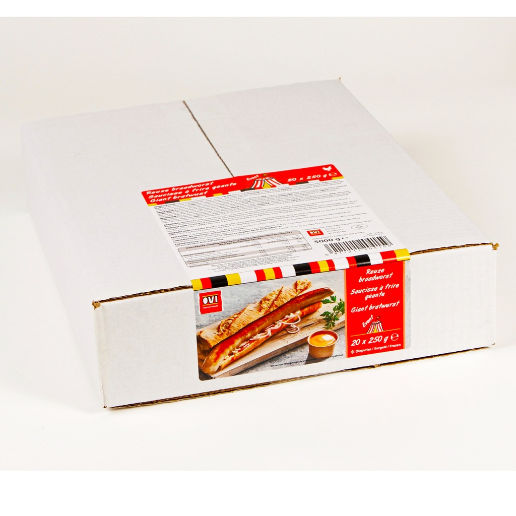 Braadworst Reuze (Event XXL) Ovi 20 x 250 gr