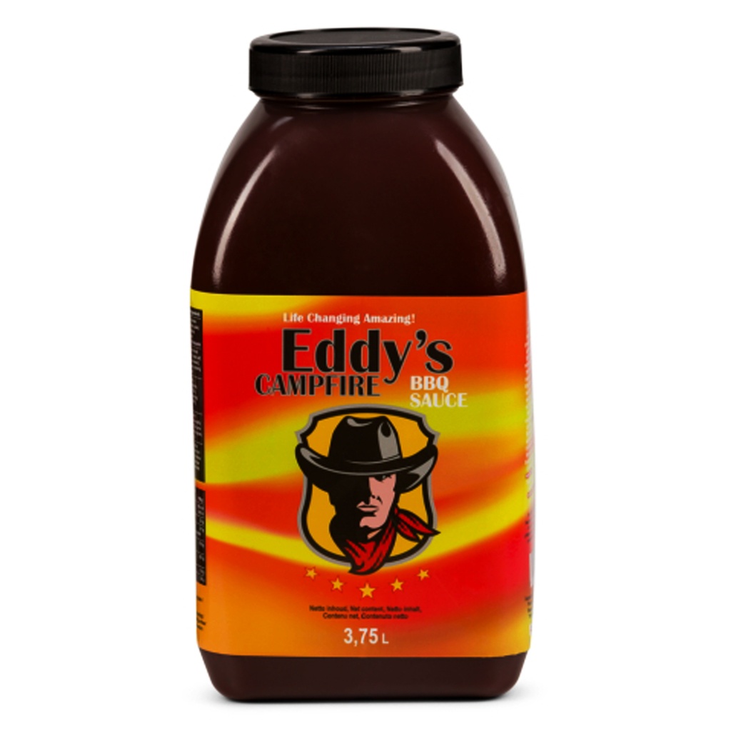LA1711.1 Eddy's Campfire BBQ Sauce La Streetfood  3,75 L