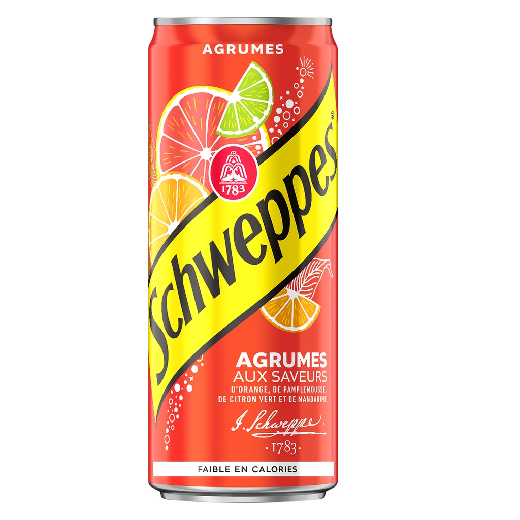 Schweppes Agrum Slim Can 24 x 33 Cl