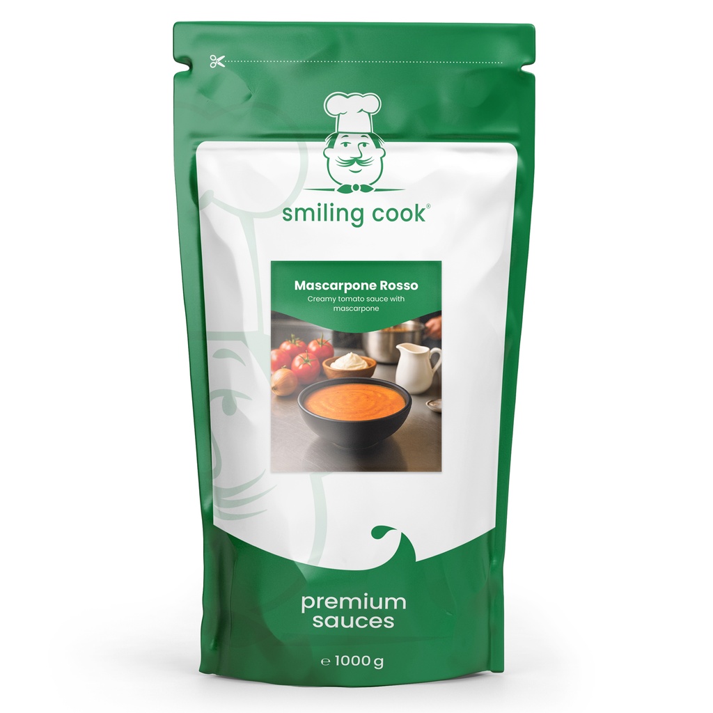 H25 Mascarpone Rosso Saus Smiling Cook 1 kg
