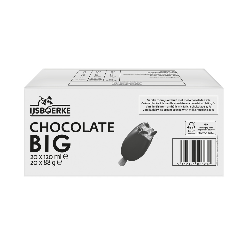 Big Chocolate 20 x 120 ml