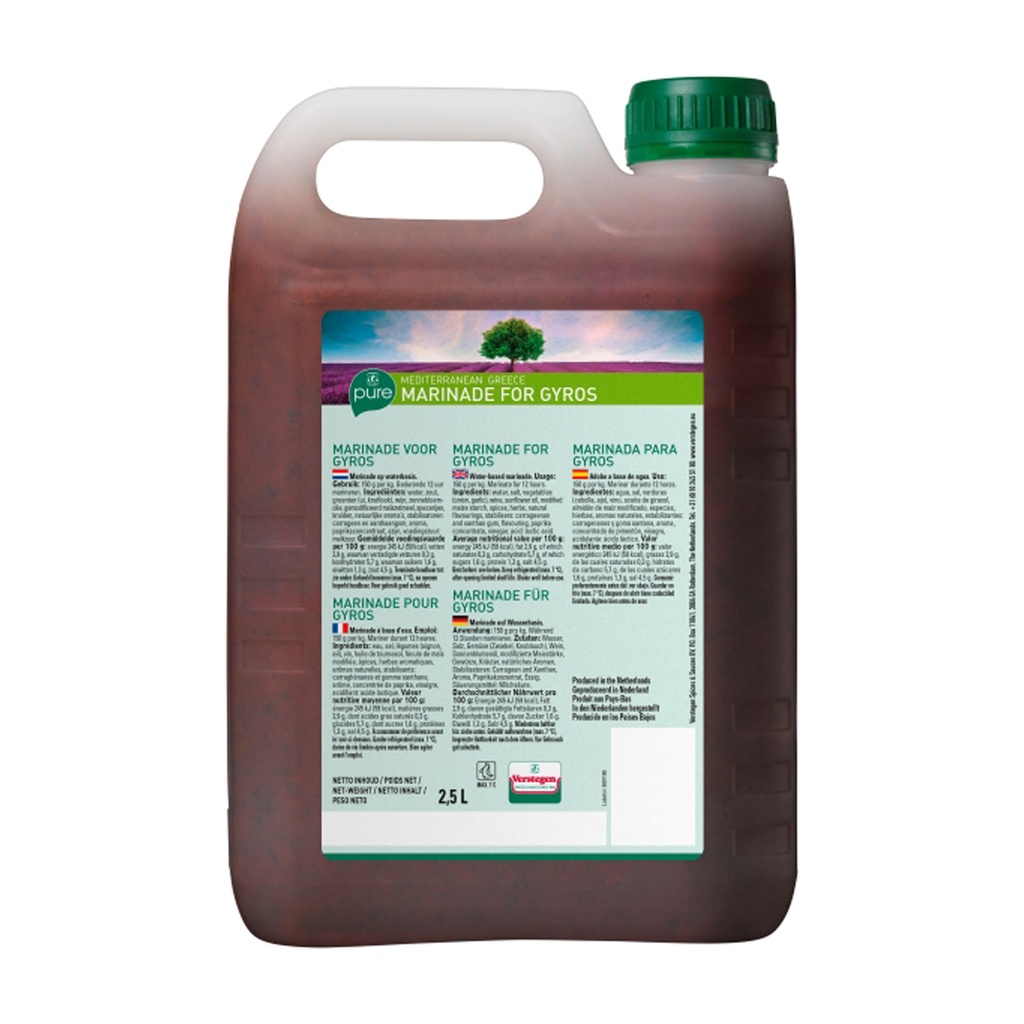 Marinade Gyros 2.5l Pure - Verstegen