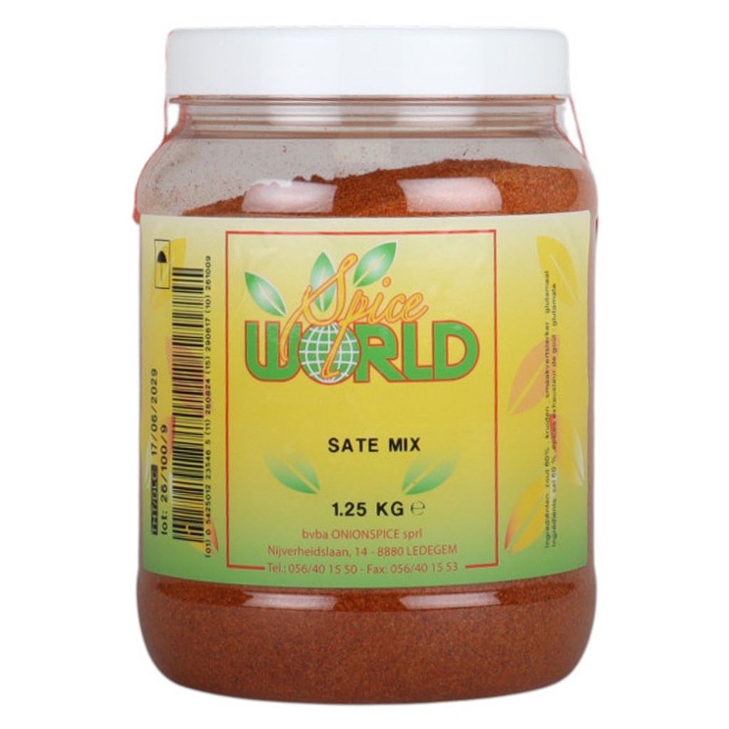 Saté Kruiden Mix Spice World 1,25 kg