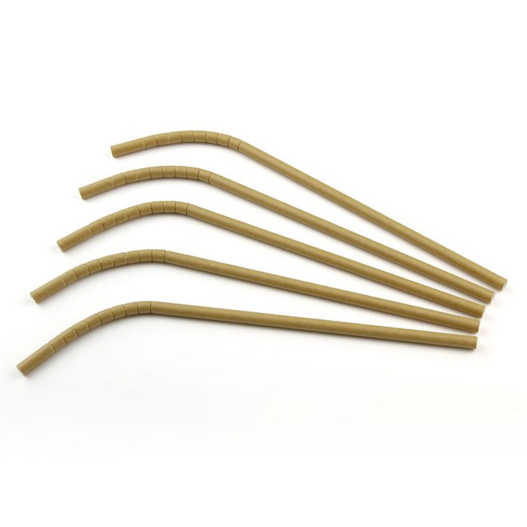 Buigrietje Papier Kraft 6mm Sier 200 st 