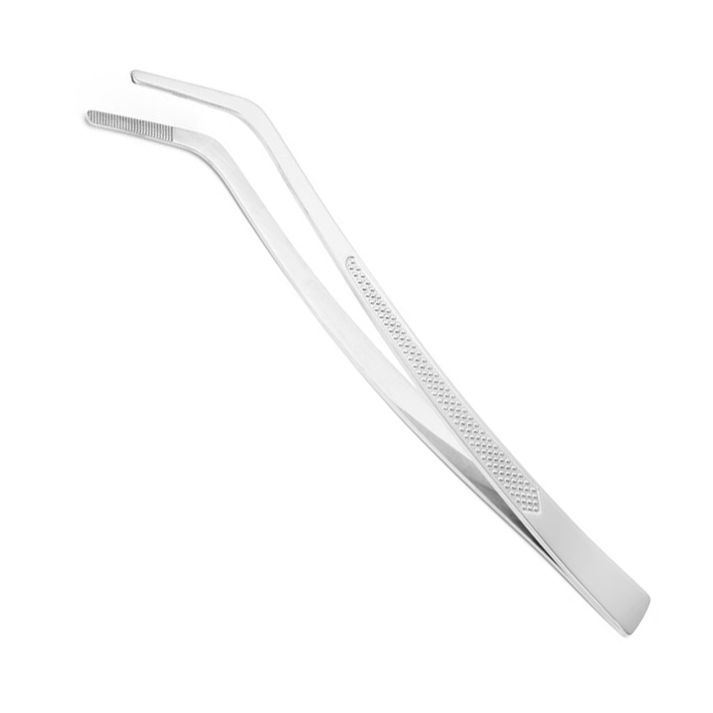 Pincet gebogen + greep RVS Hendi 240 mm - 680186
