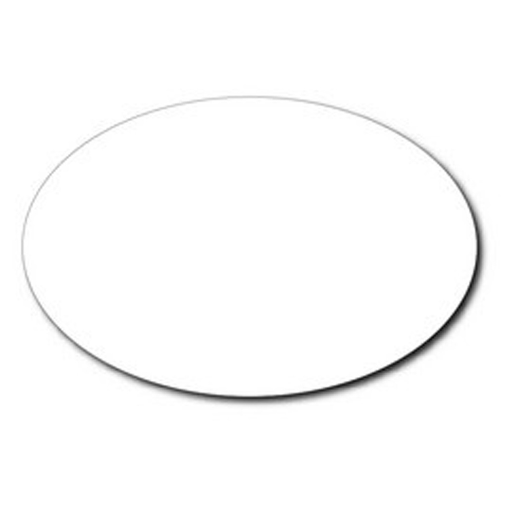 Schotelpapier Wit Ovaal (24 x 16) 1000 st