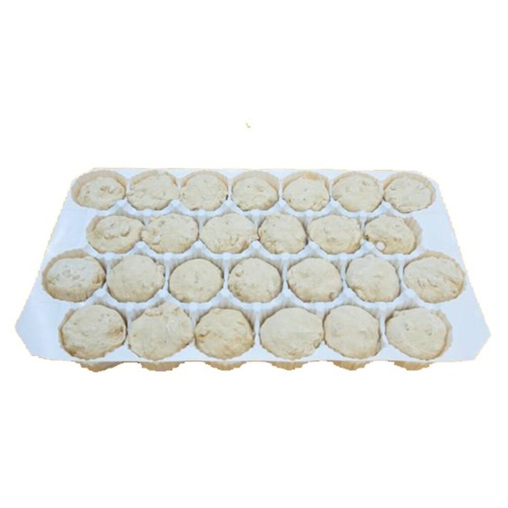 Deegbollen voor Luikse Wafels Belgaufra 130 x 130 gr