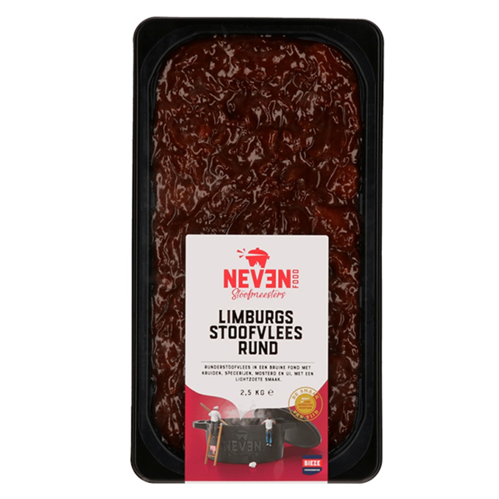 Stoofvlees Limburgs Runds Bieze-Neven 2,5 kg