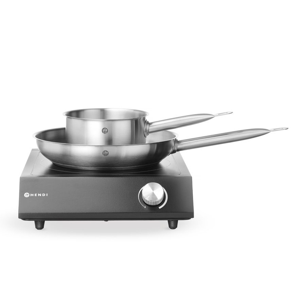 239889 Induction Cooker 3500W + Saucepan + Frying Pan Hendi