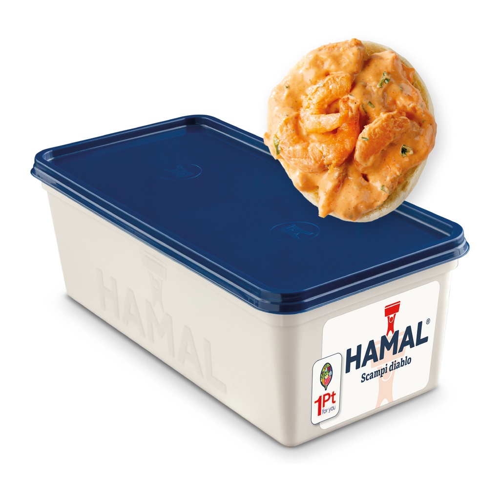 Scampi Diablo Salad Hamal – Tub 1 kg