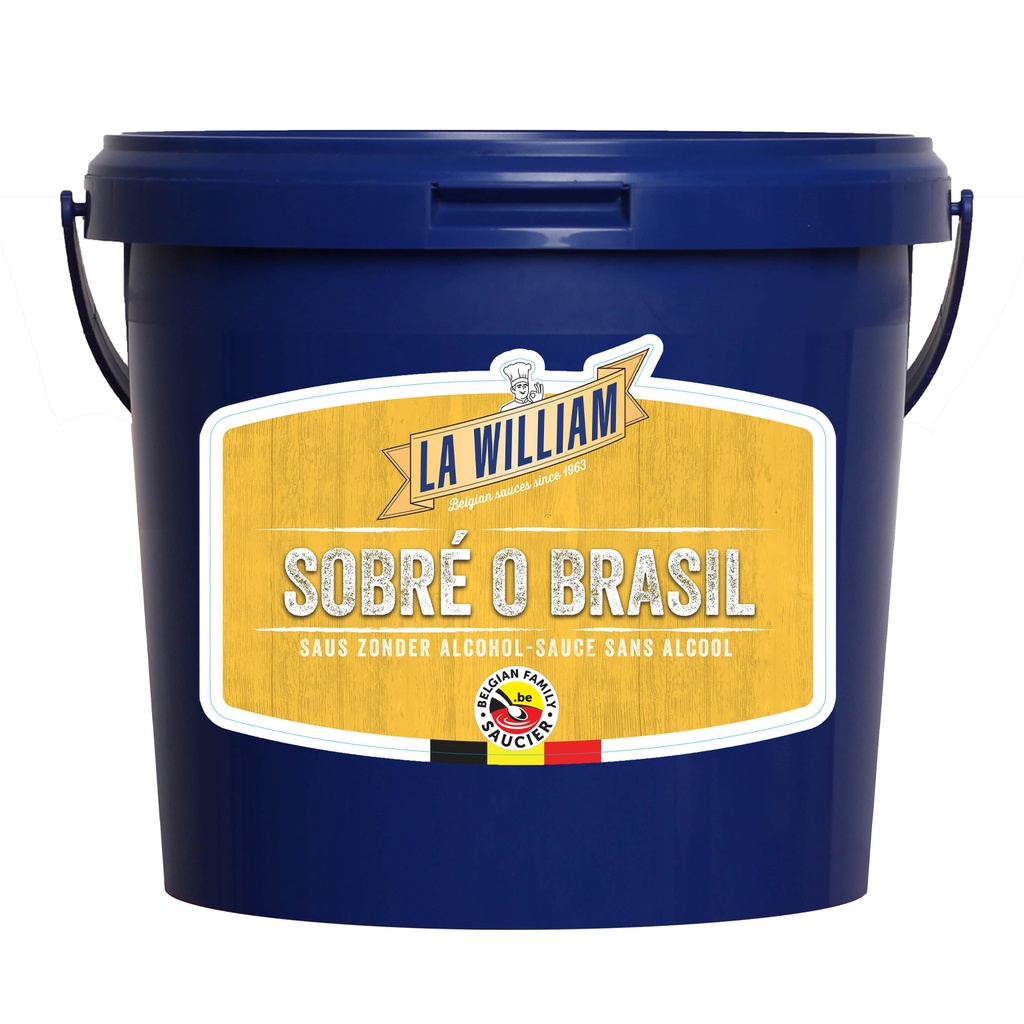 Brasil Saus Zonder Alcohol La William 10 kg