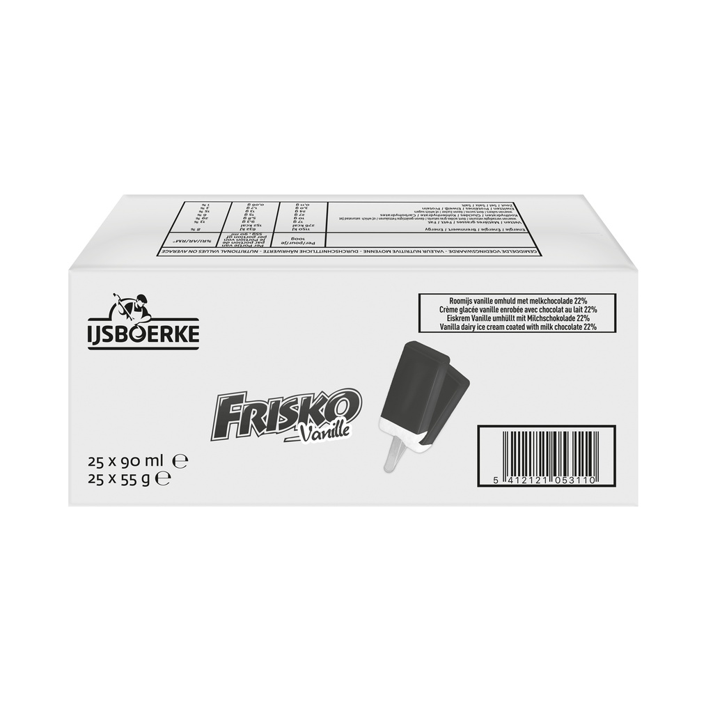 Frisko Vanille Ijsboerke 25 x 90 ml