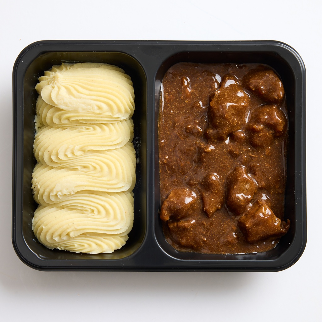 Stoofvlees Sint Bernardus met puree Noyez 500 gr