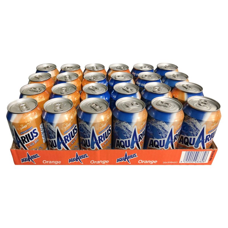 Aquarius Orange Blik 24 x 33 cl