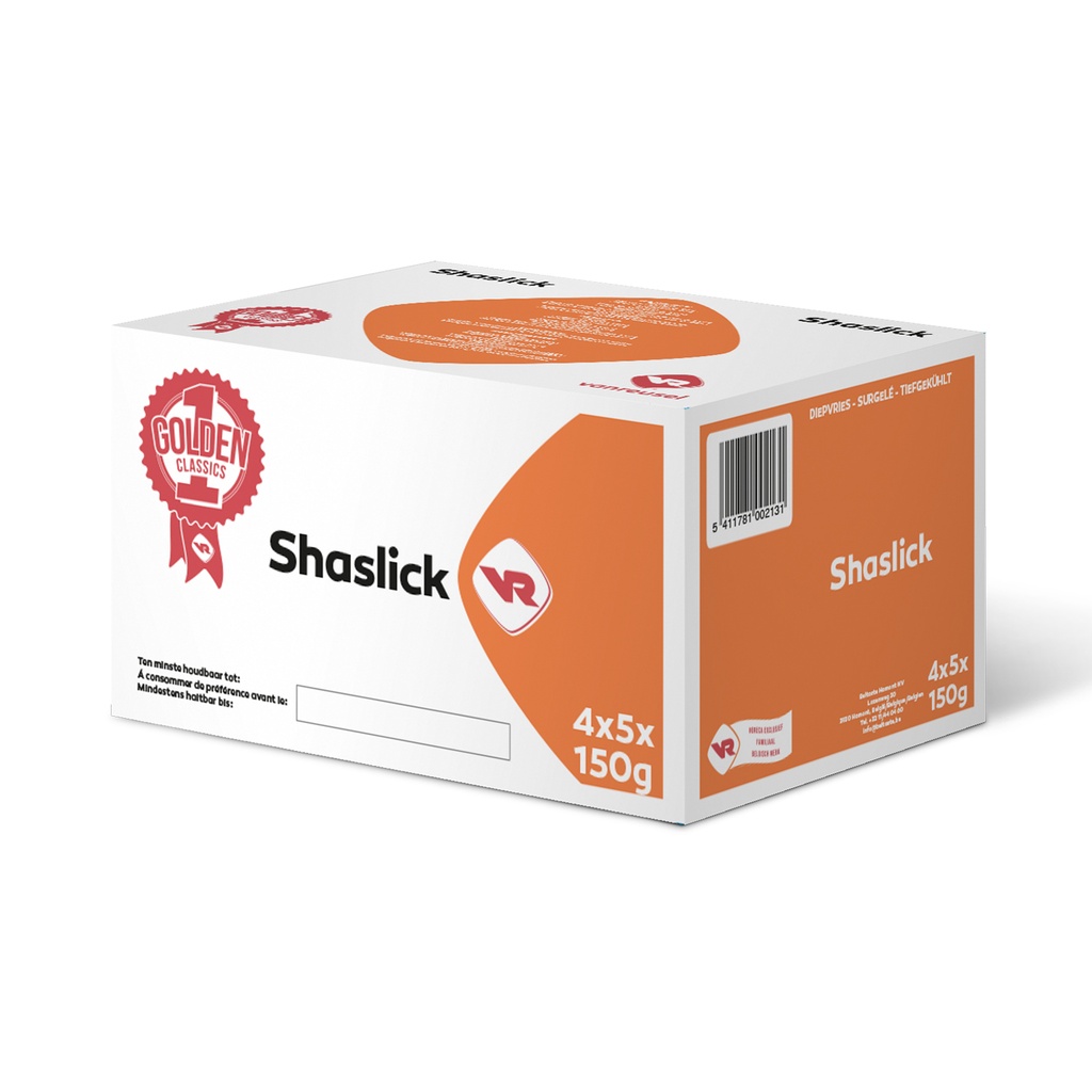 Skewer precooked Vanreusel 20 x 150 gr