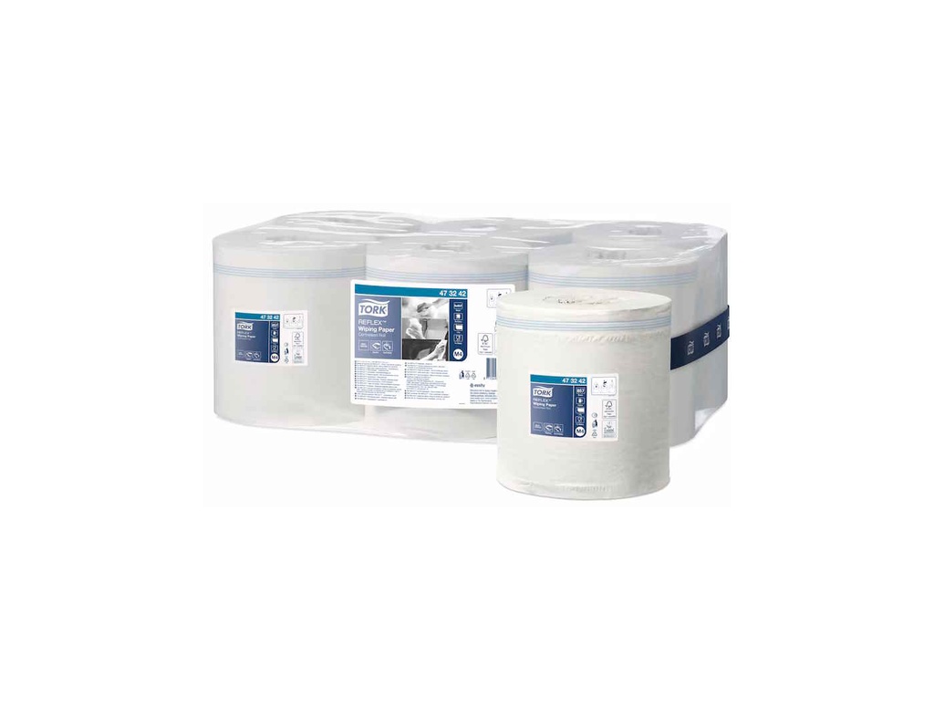 Tork Reflex Wiping Paper Smartcore Cent Roll M4 - 6 st - 473242
