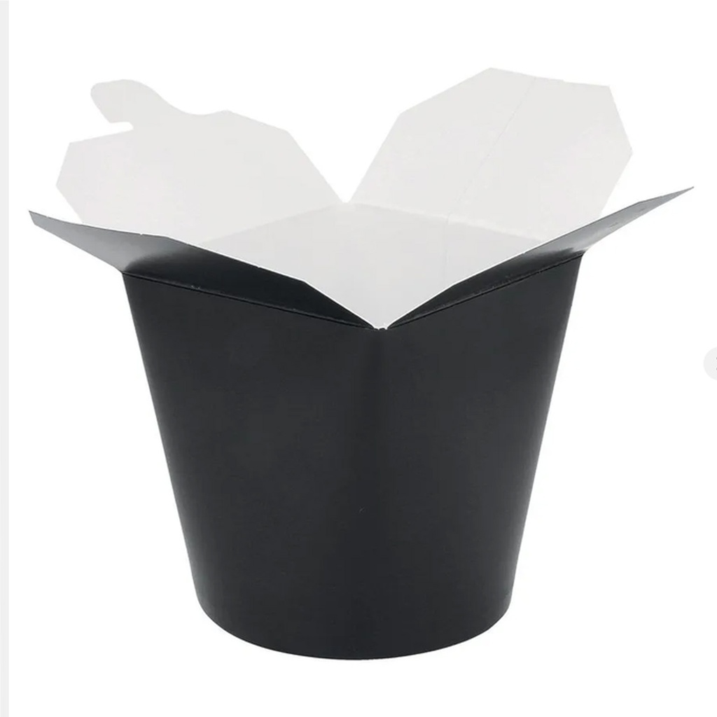 Pasta Box Zwart - 960 ml - 50 st