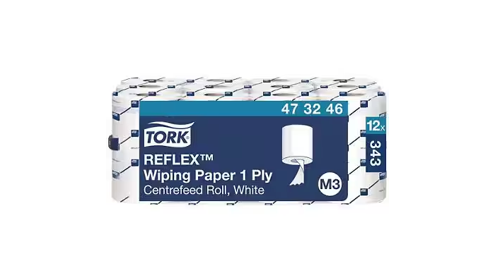 Tork Wiping Paper Centerfeed Roll - 1 Couche - M 3  - 473246