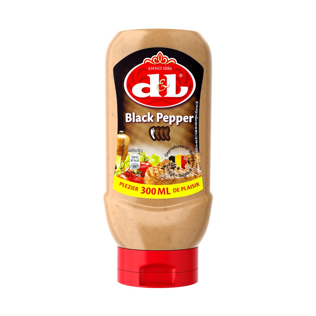 Peper Saus Squeeze Devos Lemmens Tube 300 ml