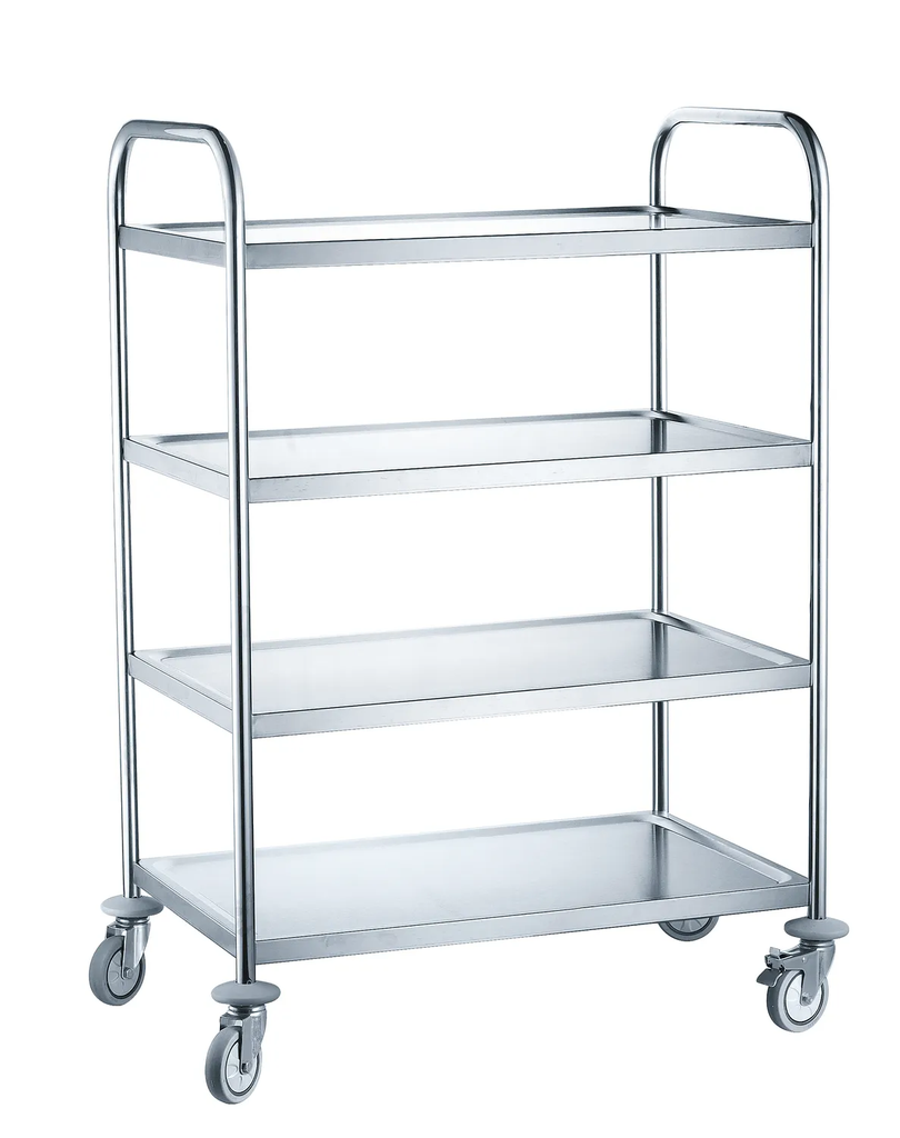 810118 Service cart with 4 shelves Hendi
