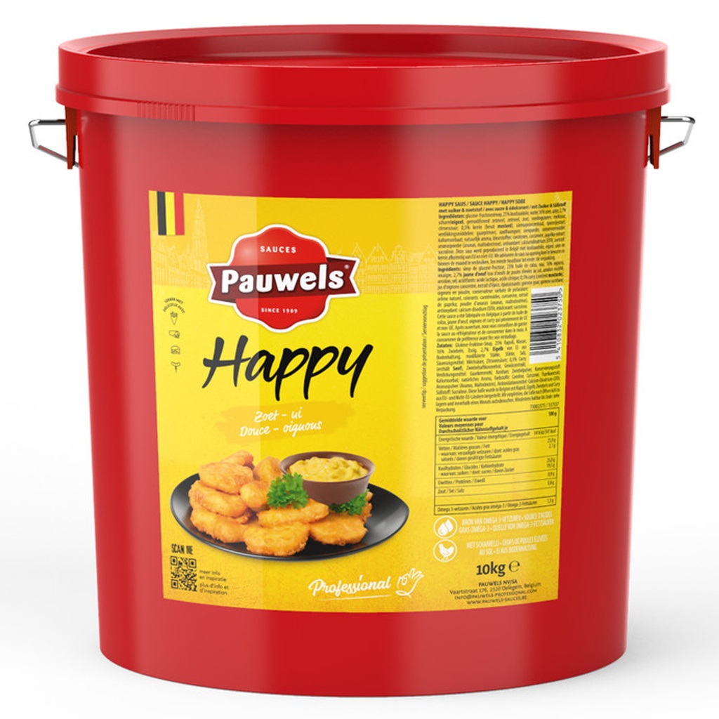 Happy sauce Bucket Pauwels 10 L