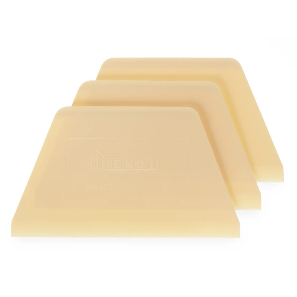 Deegschraper trapezium PP 216x128mm 3st