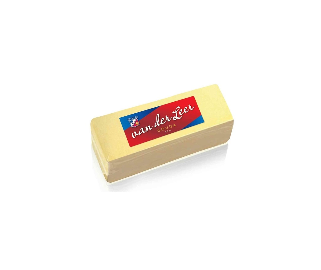 Gouda 48+ Hotel Blok (+/- 5kg) Van Der Leer per kg