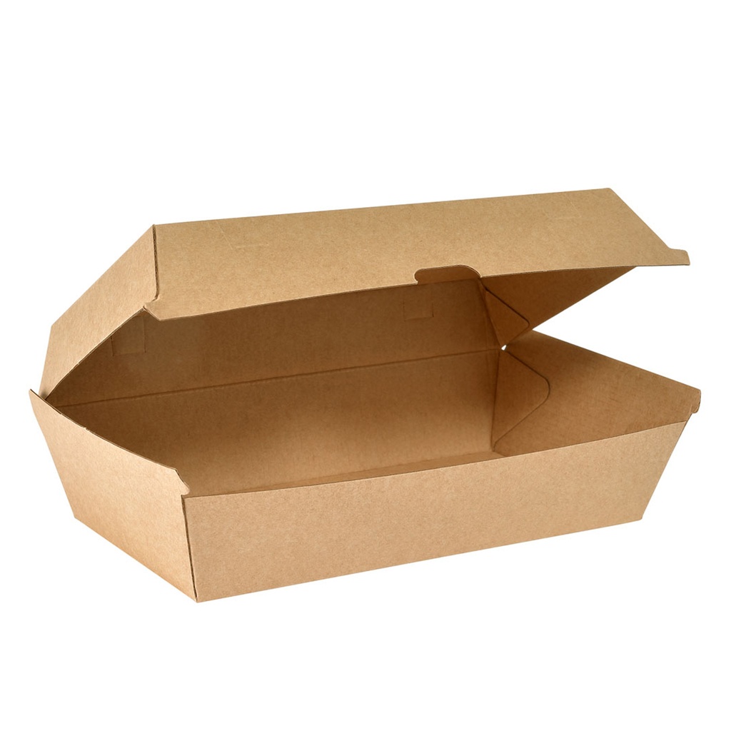 Box Clam Large Cardboard Duni 1100 ML - 193725 - 45 st