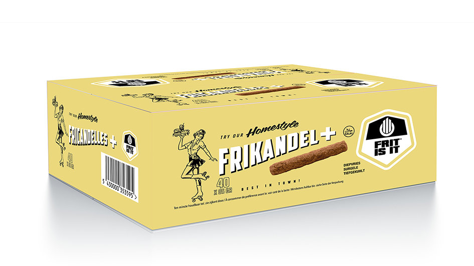 Fricadelle + Halal  Frit is it 40 x 85 gr
