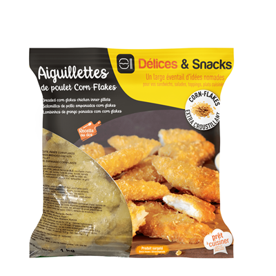Cornflakes Breaded Chicken Inner filet Délices & Snacks 1 kg
