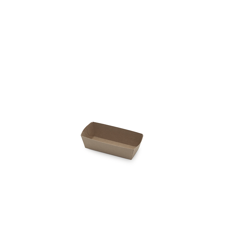 Barquette C A5 (120 x 55 x 35 mm) Eco Kraft 100 pcs 