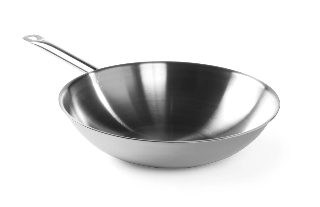 Poêle Wok - 3 couches - sans couvercle - Hendi - 839003