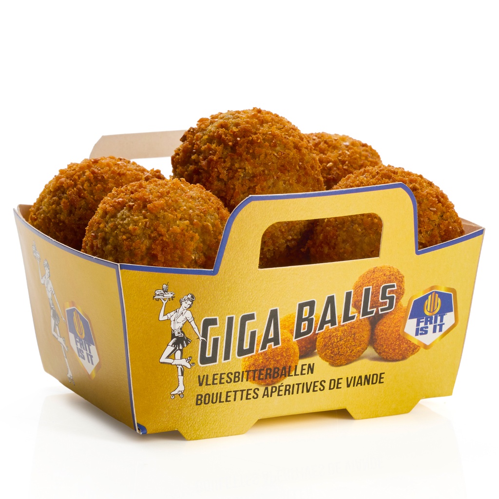 Barquette Présentation Giga Balls Frit is it 20 pcs